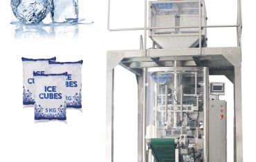 Automatinė 5 kg ledo kubelių svėrimo pakavimo mašina
