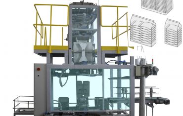 Automatinė minkštų maišų presavimo gamybos pakavimo linija