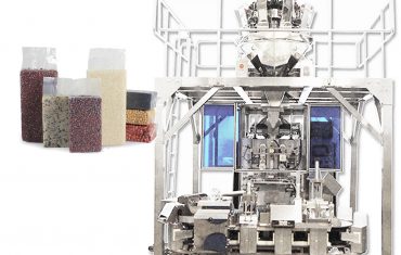 Automatinė plytų tipo vakuuminio maišelio formavimo grūdų užpildymo pakavimo mašina