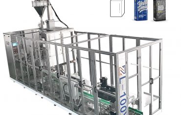 ZL100V Vienos vakuuminės kameros plytų tipo maišelis, formuojantis užpildymo sandarinimo pakavimo mašina kavos milteliams