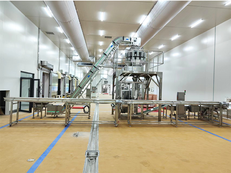 automatinis šaldyto maisto pakavimo aparatas